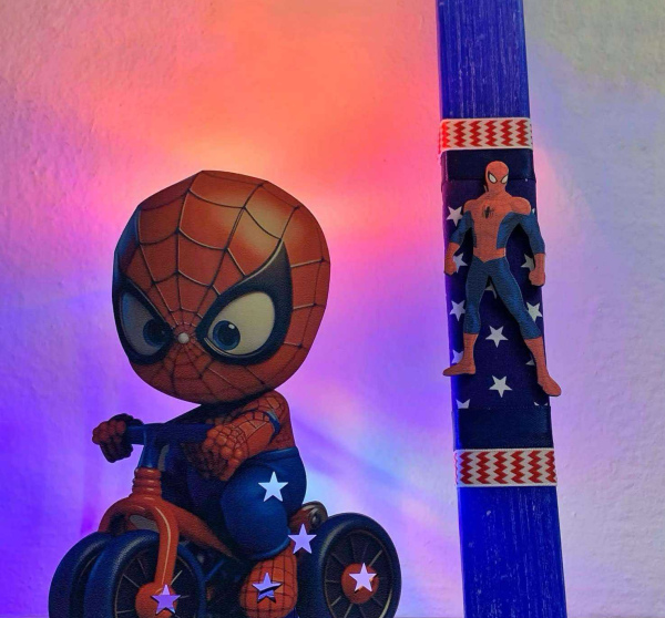 ΣΕΤ ΛΑΜΠΑΔΑ SPIDERMAN ΜΕ ΦΩΤΙΣΤΙΚΟ 