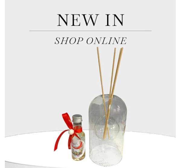 ΓΥΑΛΙΝΟ DIFFUSER ΜΕ ΑΡΩΜΑ 50 ML