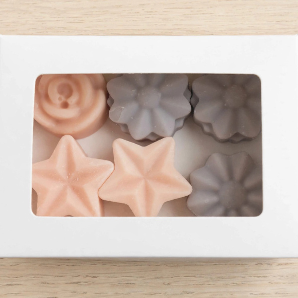 Mini box 6 χειροποίητων wax melts 